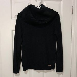 Michael Kors Black Cowl Neck Sweater, Size Small
